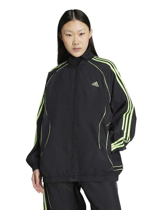 adidas Γυναικεία Ζακέτα Φούτερ Black
