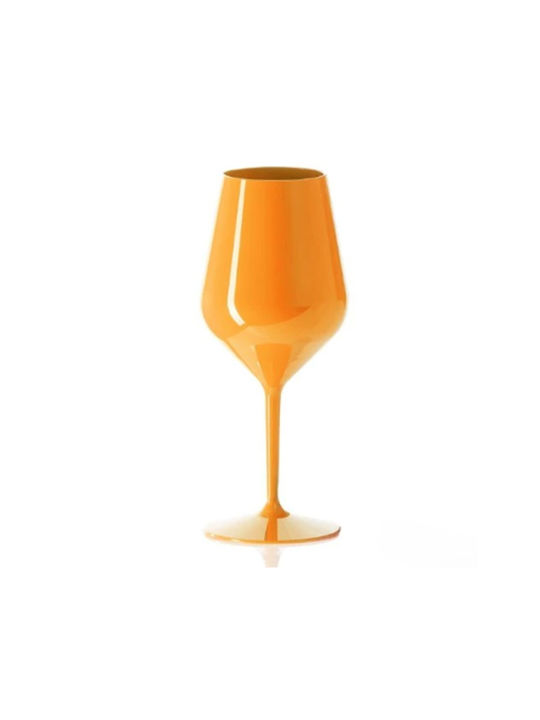 Goldplast Ποτήρι από Πλαστικό σε Πορτοκαλί Χρώμα 470ml