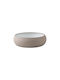 Deep Round Porcelain Pink Serving Bowl with Diameter 15cm