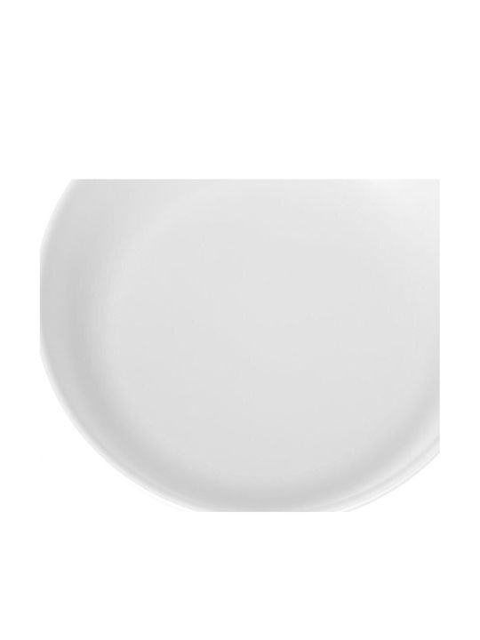 Goldplast Mineral Servierplatte Tief Weiß mit D...