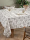 Palamaiki Baumwolle Tischdecke Dinner Weiß 140x220cm