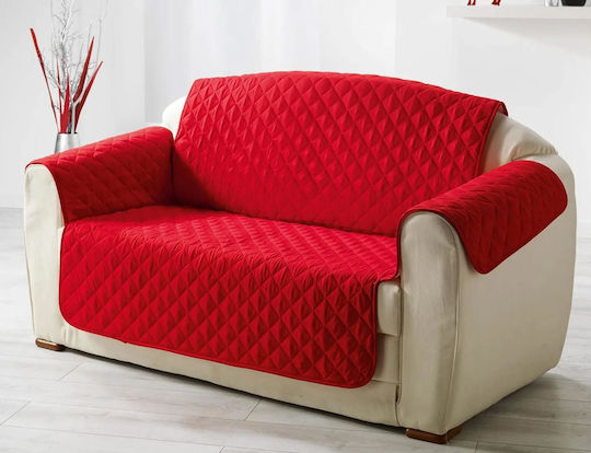 Douceur d'Intérieur Σετ Ελαστικά Καλύμματα Σαλονιού Red 179x179cm