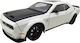 Dodge Charger Srt Scara 1:24 Model Metalic Replica Alb Lumini Sunete Uși Deschise