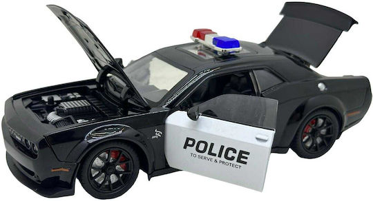 Model Metalic Replica Dodge Charger Srt Poliție Che Zhi Die-cast Sunete Lumini