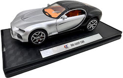 Bugatti Atlantic Gri Negru 1:32 Model Sunete Lumini Uși Capote Se Deschid