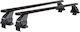 Menabo Omega Plus Black Cross Bars Fiat 500 L Trekking 5 Doors Model 2013+