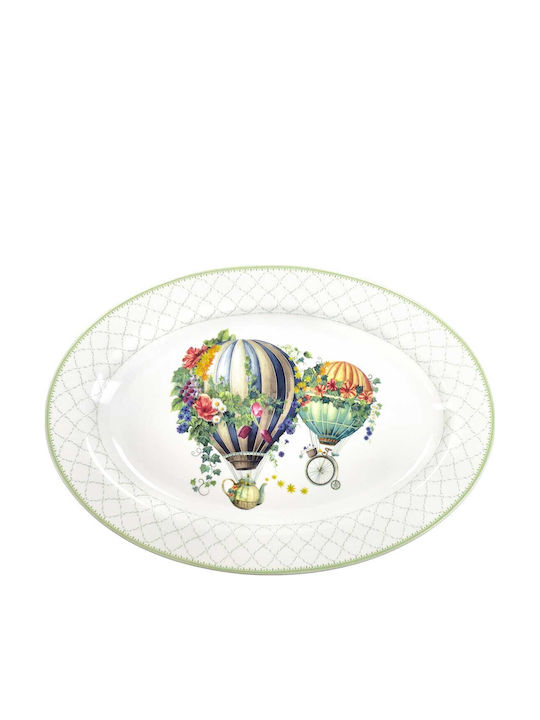 Marva Oval Serving Platter Made of Porcelain 35x24cm