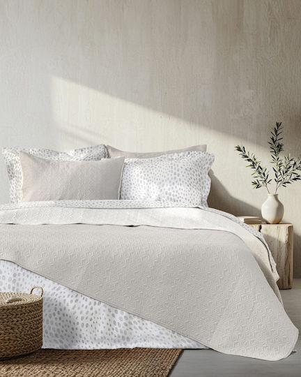 Nima Κουβερλί Ημίδιπλο Microfiber Sand Beige 180x240cm
