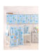 Rythmos Baby Duvet Cover Set with Pillowcase Blue 110x160cm