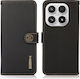 Khazneh Wallet Δερμάτινο Μαύρο (Xiaomi 17)