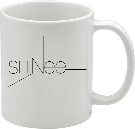 Weiße Kpop Shinee Tasse