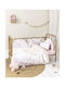 Nima Set Baby Crib Sheets Cotton Fitted Little Pink 120x170cm