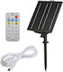 123led Hanging Solar Light Garland with Photocell and Remote Control