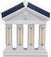 Wall Mounted Solar Light Warm White with Motion Sensor IP44