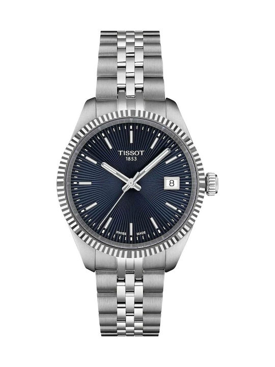 Tissot T-classic Ballade Womens Watch 34mm Battery with Silver Metal Bracelet