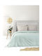 Nima Pique Blanket Double 220x240cm Minty Blue
