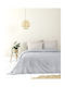 Nima Κουβέρτα Πικέ Υπέρδιπλη 240x260εκ. Dune Gray