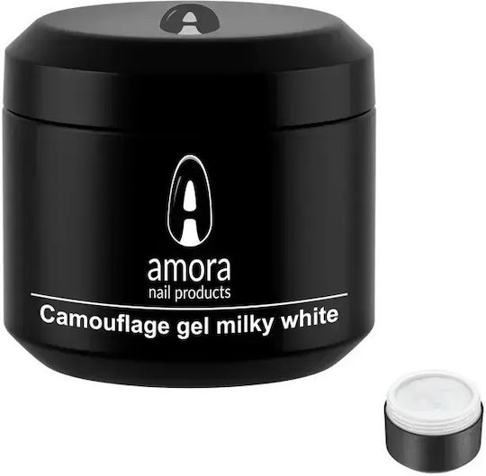 Amora Amora Gel für Nägel Weiß 30g Ammgmu01