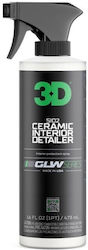 3D GLW Series SiO2 Ceramic Interior Detailer Protection Spray for Car Dashboard 470ml 347OZ16