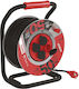 Emos Extension Cord Reel 4 Sockets with 50m Cable 3 x 1.5mm² Cross Section and Grounding