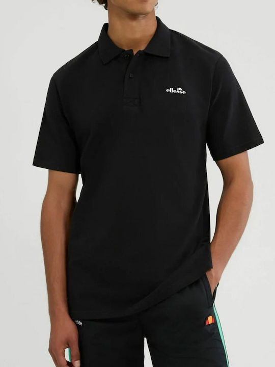 Ellesse Short Sleeve Polo Shirt Black
