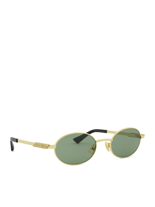 Bottega Veneta Unisex Γυαλιά Ηλίου με Χρυσό Μετ...