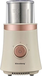 Klausberg Râșniță de Cafea Electrică 200W Bej Klausberg Râșniță de Cafea Electrică 200W Bej