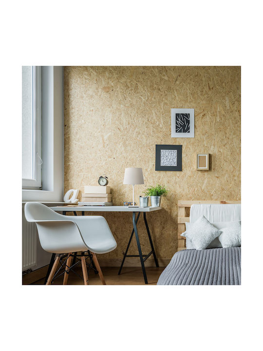 Veis Auge Fabric Table Lamp for E14 Socket with White Shade and Base