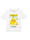 Kids Short-Sleeved White Top Gotta Catch Them All