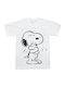 Παιδικό T-shirt Λευκό Snoopy