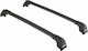 Turtle Air2 Black Car Roof Bars Compatible with Opel Zafira B Closed Rails