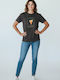 Γυναικείο Oversized T-shirt Black