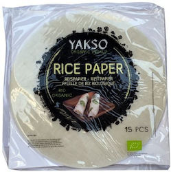 Φυλλα Ρυζιου 22cm Χωρις Γλουτενη 150γρ 15 Τεμ Yasko Bio