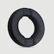 Εύκαμπτο Δαχτυλίδι Πέους Σιλικόνης Flexible Hard Knot Silicone Cock Ring 40 Mm Μαύρο