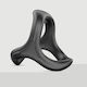 Τριπλό Δαχτυλίδι Πέους Σιλικόνης Triple Erector Hurricane Soft Silicone Cock Ring Μαύρο