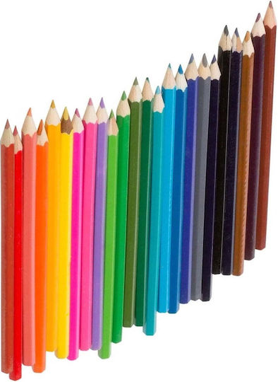Topwrite Set 12 Colored Pencils Sharpener Storage Tube Multicolour