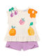 Kids Clothing Sets Summer with Shorts 2 Pieces Lilac