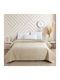 Melinen Omnia Coverlet Set King Size from Polyester Gray 260x240cm