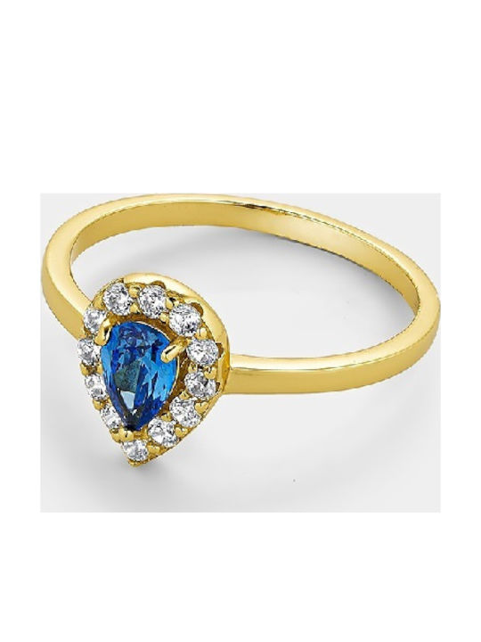 Vogue Damentyp Ring mit Zirkon aus Silber Vergo...