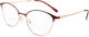 Martinez Carmina Reading Glasses +3.00 in Gold Colour