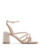 Damen Sandalen mit Strass Weiße