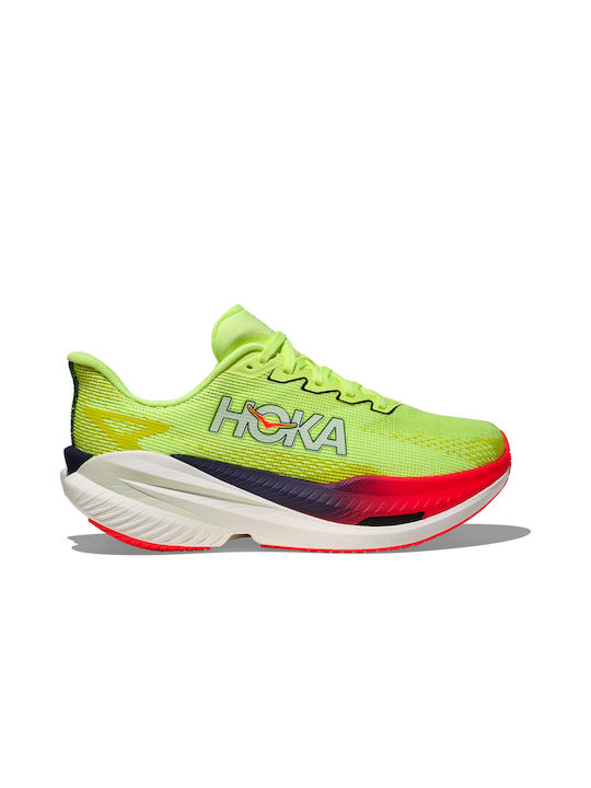 HOKA Mach X Damen Sportschuhe Training Neon Yuz...