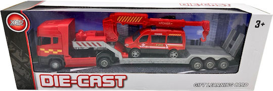 Red Platform Truck Model Fire Truck