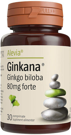 Alevia Ginkana Ginkgo Biloba 40mg 40mg 30 comprimate
