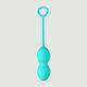 Κολπική Μπάλα Σιλικόνης Sexopolis Wellness 97 G Silicone Double Kegel Ball Πράσινη