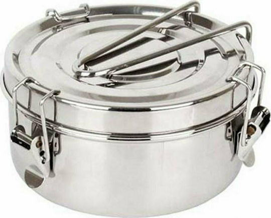 Sidirela Food Container Inox Without Plate 14x14cm E-2273