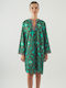 19V69 Women's Beachwear Dress Green Brown