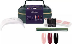 Christmas Gift Set Nails Neonail Xmas Set All You Need To Glow Shade Pink Transparent Burgundy