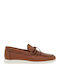 Δερμάτινα Ανδρικά Loafers σε Ταμπά Χρώμα