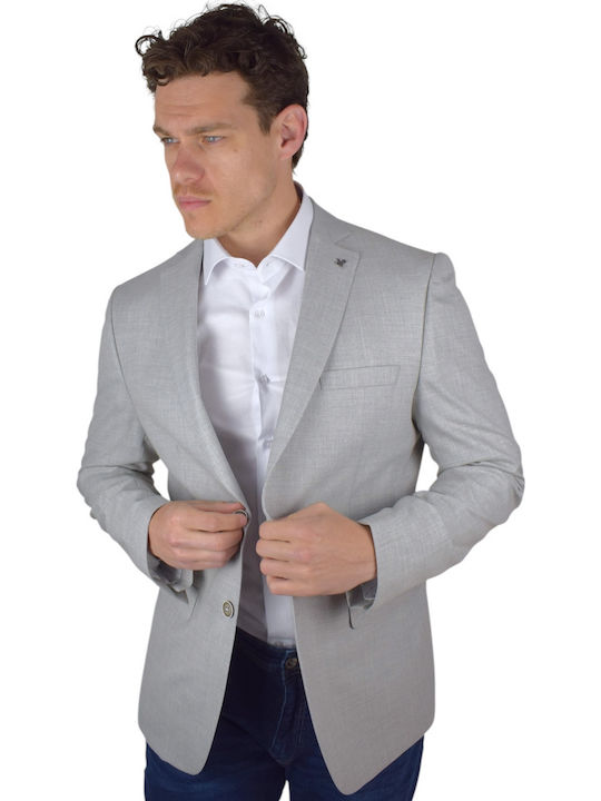 Men’s Suit Jacket Light Gray